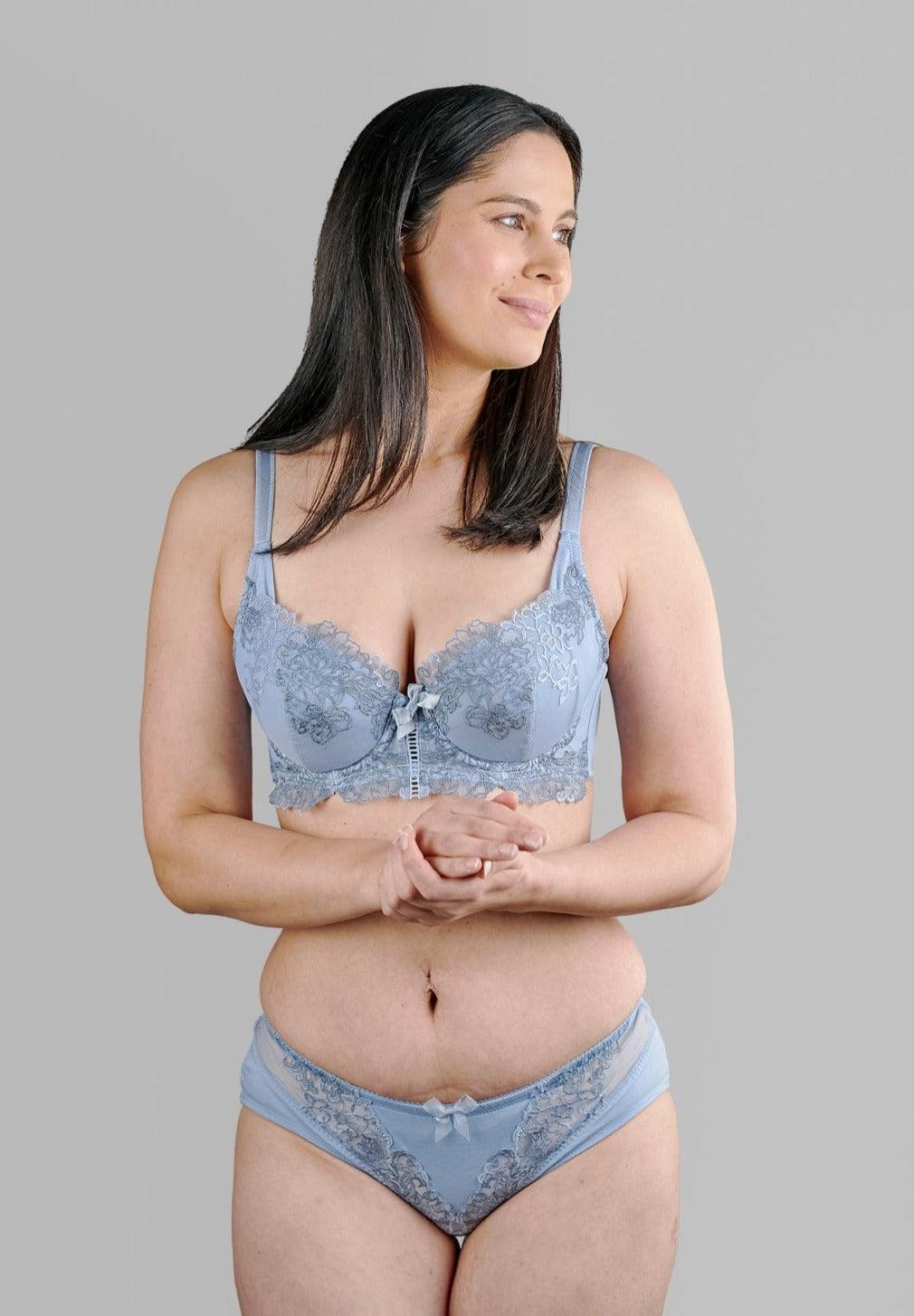Ashley Embroidery Silk & Organic Cotton Supportive Bra - Which Mark