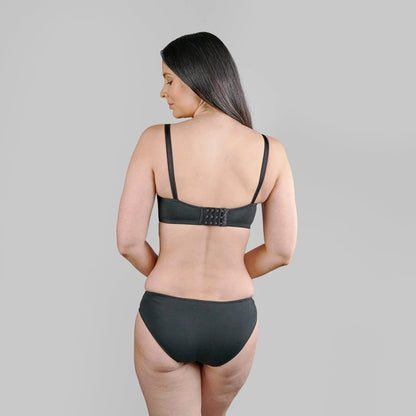 Debbie Lace Organic Cotton & Silk Plunge Bra - Which Mark