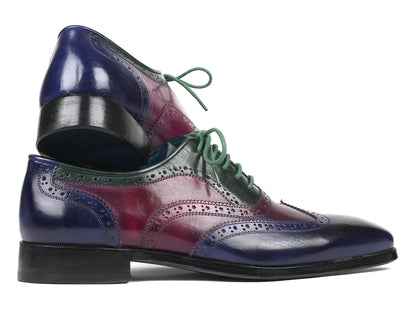 Paul Parkman Men's Multi Color Wingtip Oxfords (ID#PP2284) - Which Mark