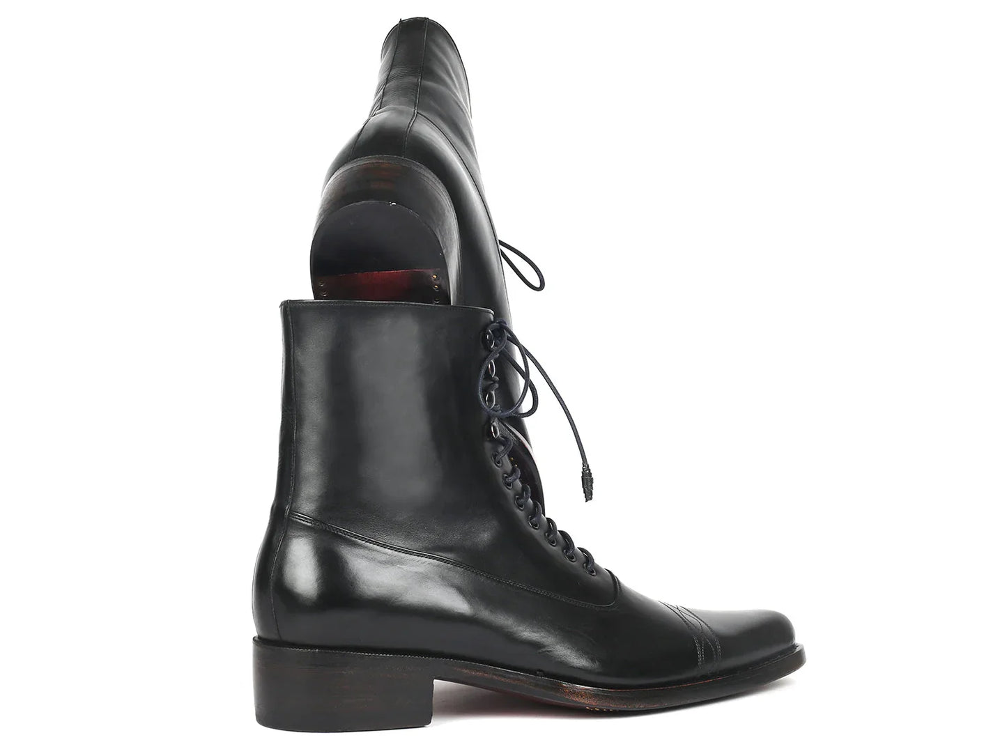Paul Parkman Men's Goodyear Welted Boots Black Leather (ID#CW477-BLK) - Which Mark