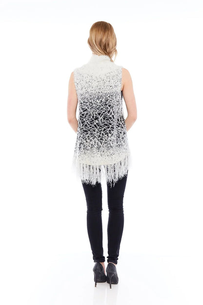 THE TASSEL WINTER SWEATER IN COZY WHITE - Which Mark