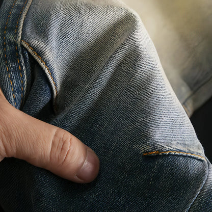 UrbanEase™ Retro Patchwork Motorcycle Jeans Men - Which Mark