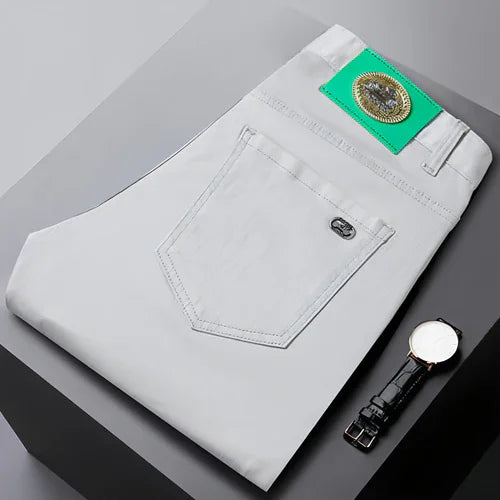 Men's Korean Style Slim-fitting Ankle-tied Youth High-end Pants - Which Mark