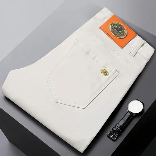 Men's Korean Style Slim-fitting Ankle-tied Youth High-end Pants - Which Mark