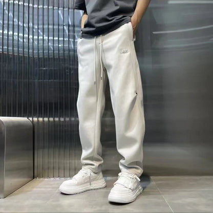 Loose Straight Track Sweatpants Casual Long Pants Men - Which Mark