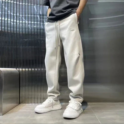 Loose Straight Track Sweatpants Casual Long Pants Men - Which Mark