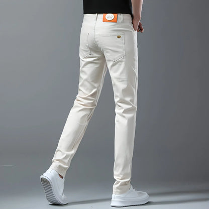 Men's Korean Style Slim-fitting Ankle-tied Youth High-end Pants - Which Mark
