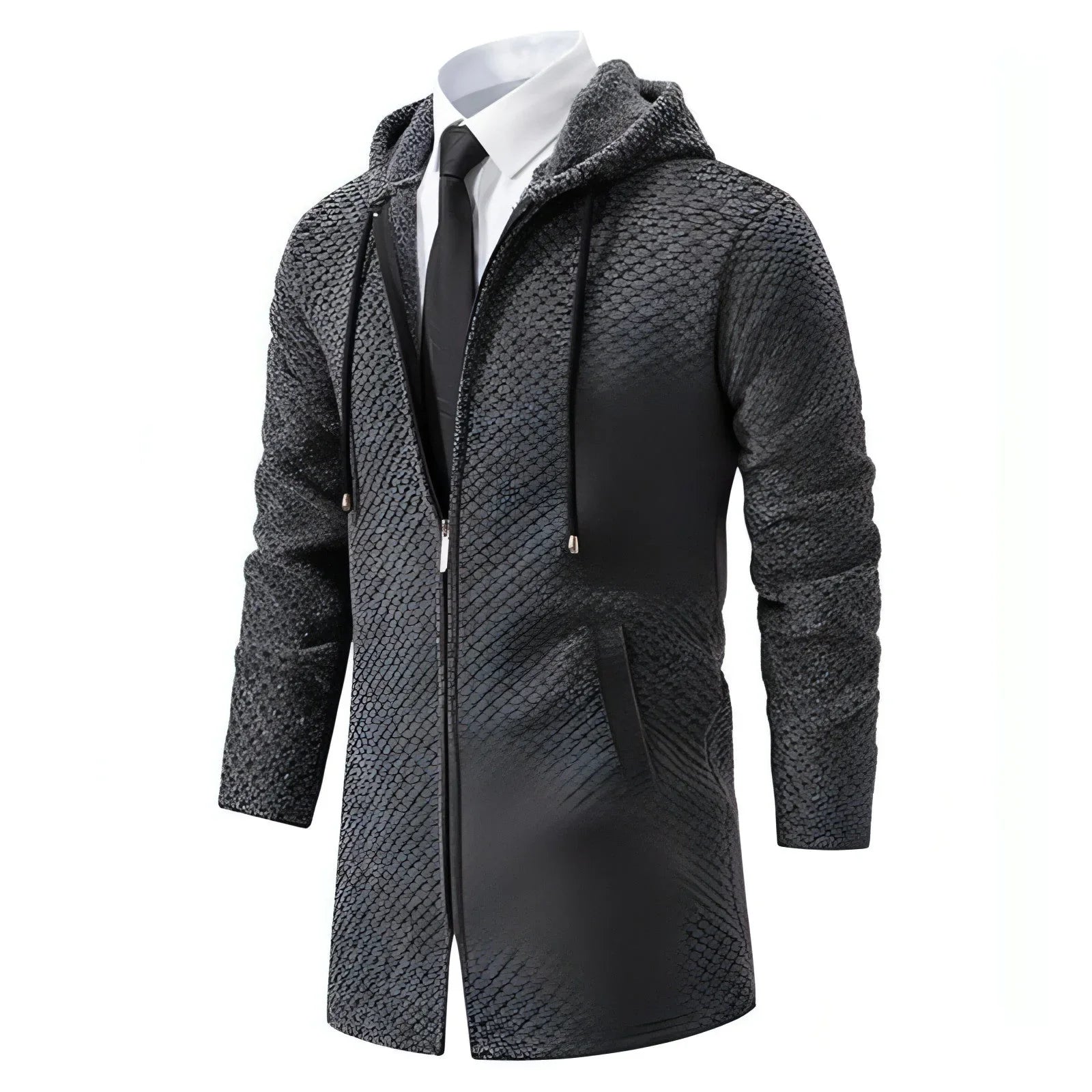 A.1 Men's Solid Color Cardigan Sweater - Which Mark