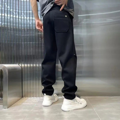 Loose Straight Track Sweatpants Casual Long Pants Men - Which Mark