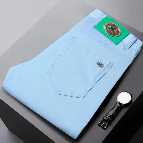 Men's Korean Style Slim-fitting Ankle-tied Youth High-end Pants - Which Mark
