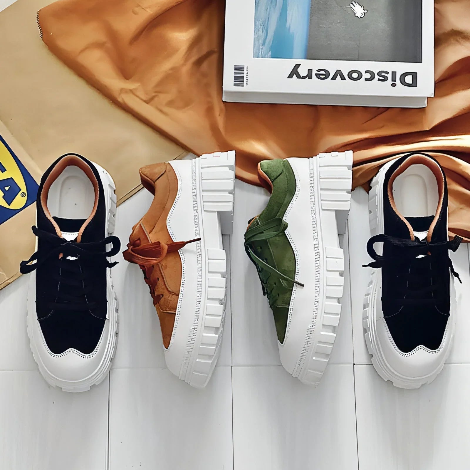 Men's Casual All-match Low-top Board Shoes - Which Mark