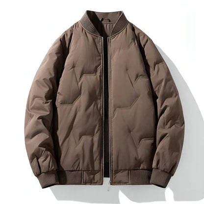 A. White Duck Down Thickened Warm Trendy Winter Men JACKET - Which Mark