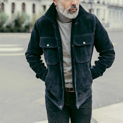 1.A. Casual And Fashionable Solid Color Jacket For Men - Which Mark