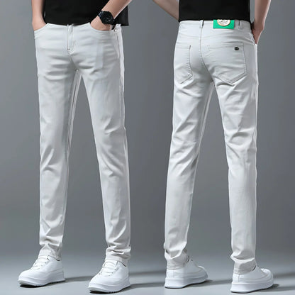Men's Korean Style Slim-fitting Ankle-tied Youth High-end Pants - Which Mark