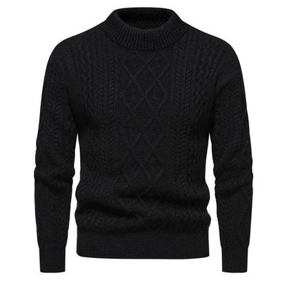 UrbanLayer™ – Solid Knit Crewneck for Men - Which Mark