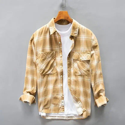 PlaidCraft™ – Pure Cotton Check Shirt for Men - Which Mark