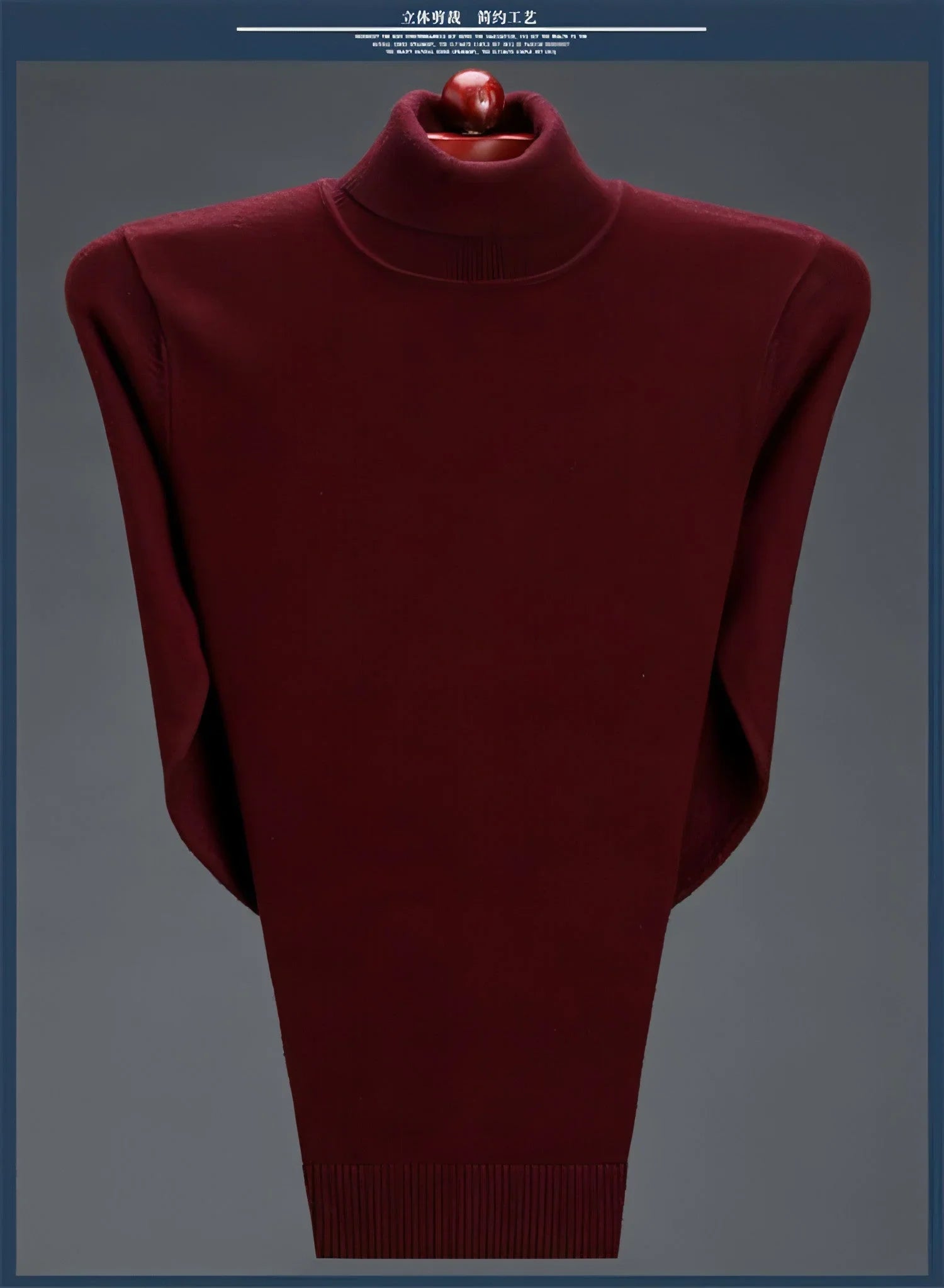 Cashmere Sweater High Neck Thickened Young And Middle-aged Men - Which Mark