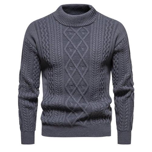 UrbanLayer™ – Solid Knit Crewneck for Men - Which Mark