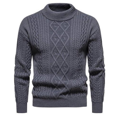 UrbanLayer™ – Solid Knit Crewneck for Men - Which Mark