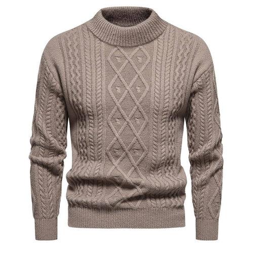 UrbanLayer™ – Solid Knit Crewneck for Men - Which Mark
