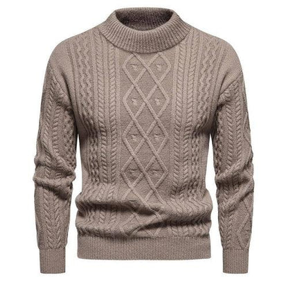 UrbanLayer™ – Solid Knit Crewneck for Men - Which Mark