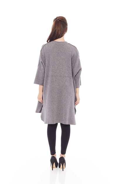 A STYLE UP CARDIGAN IN HAZE GREY - Which Mark
