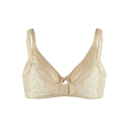 Rosie - Silk & Organic Cotton Lace Full Cup Wireless Bra - Which Mark