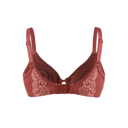 Rosie - Silk & Organic Cotton Lace Full Cup Wireless Bra - Which Mark