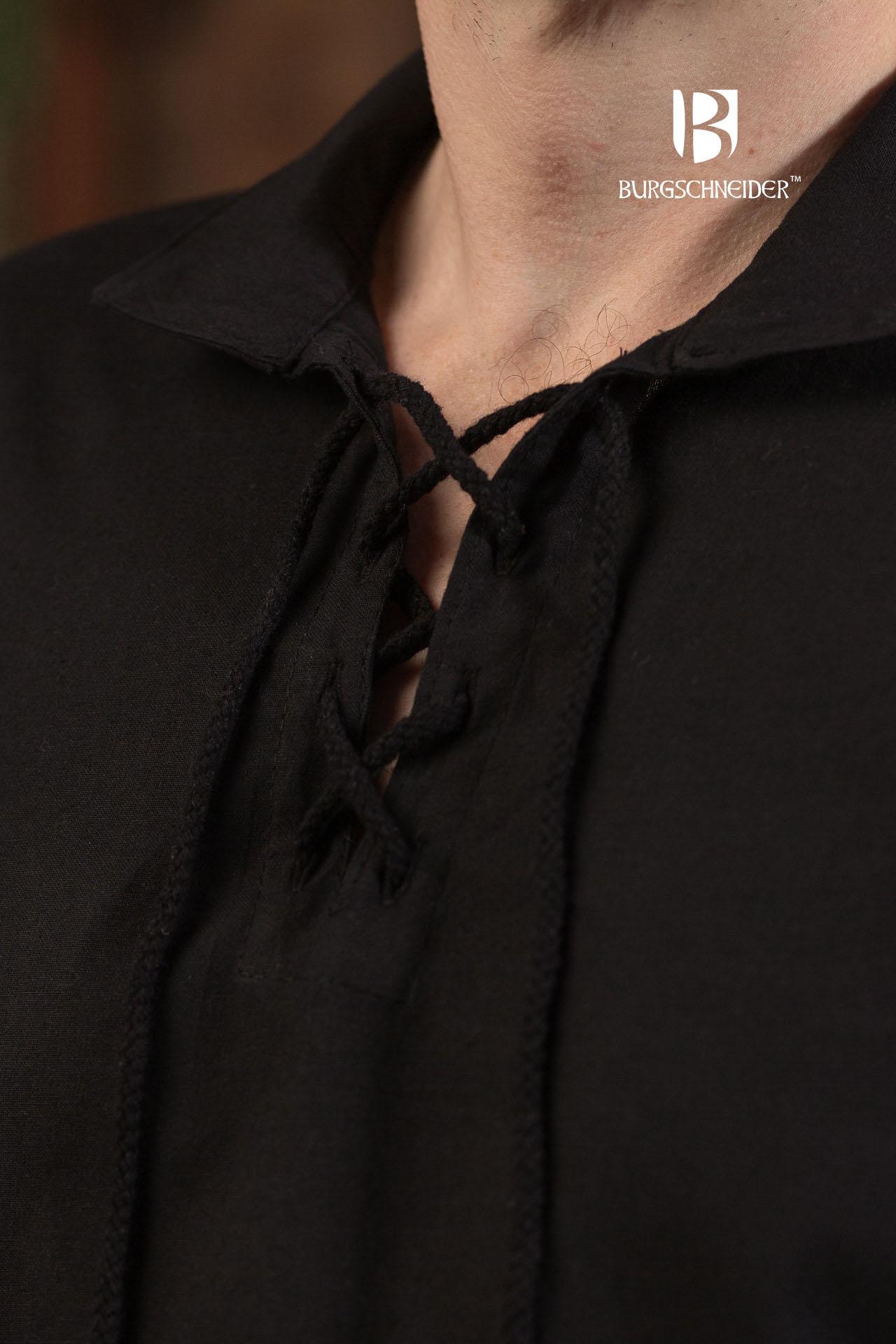 Summer Lace-Up Shirt Aton Black - Which Mark