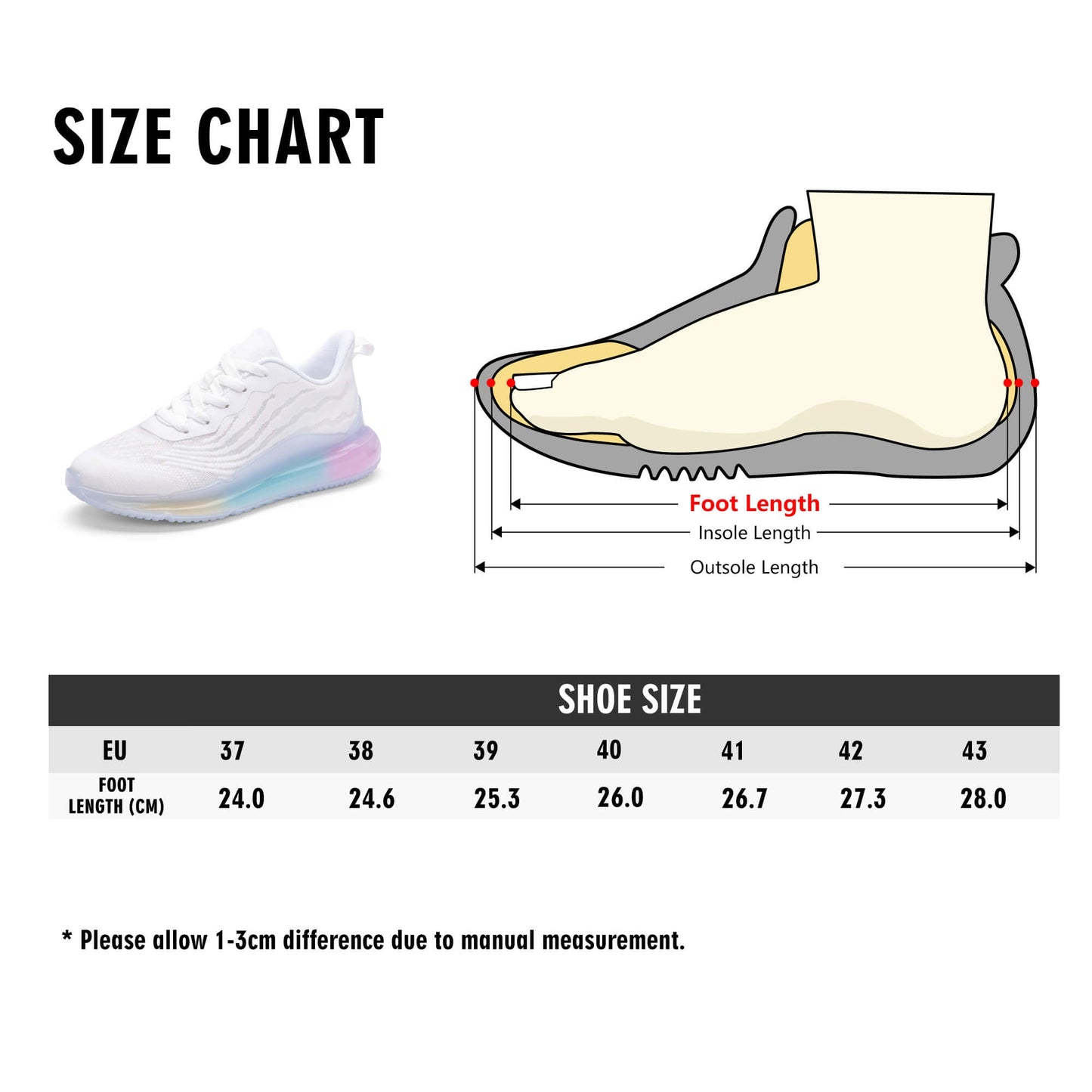 I FOUND THEM IN THERE III Unisex Pastel Translucent Air Sole Running - Which Mark