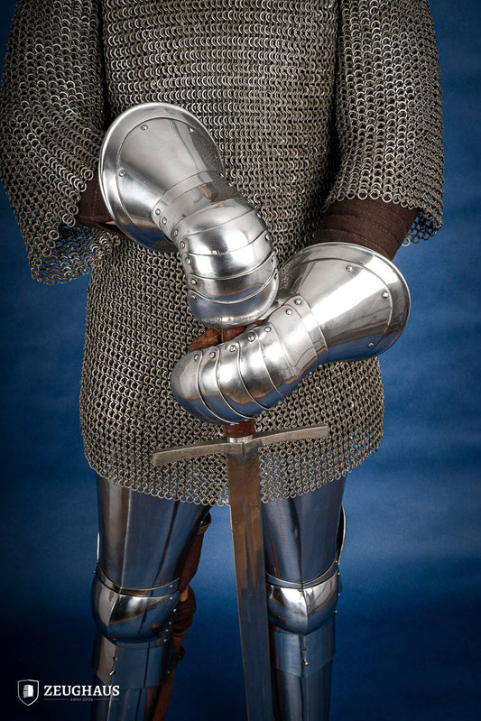 Mitten Gauntlets 15tg Cent. 1,6mm Polished - Which Mark