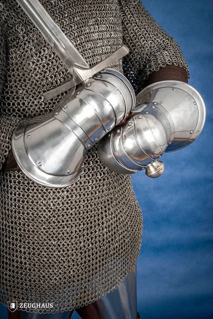 Mitten Gauntlets 15tg Cent. 1,6mm Polished - Which Mark