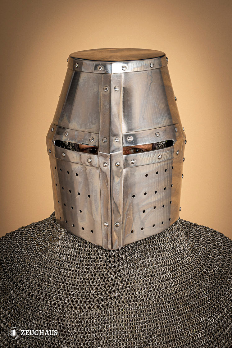 Crusader Great Helmet 1,6mm Polished - Which Mark