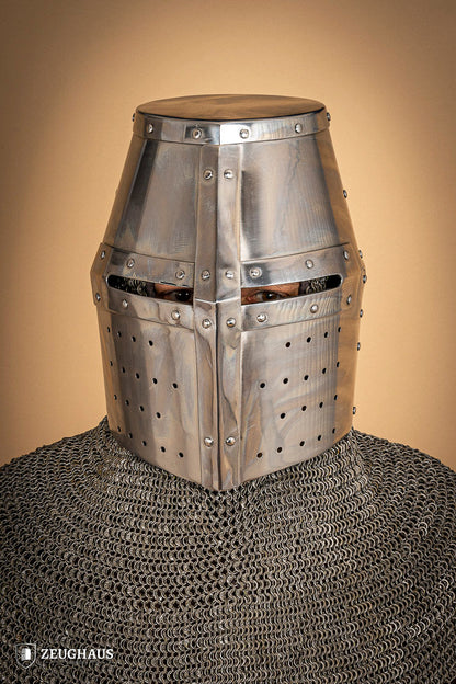 Crusader Great Helmet 1,6mm Polished - Which Mark