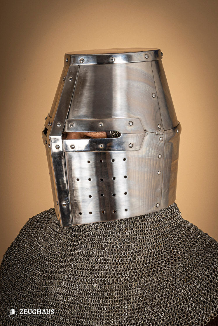 Crusader Great Helmet 1,6mm Polished - Which Mark
