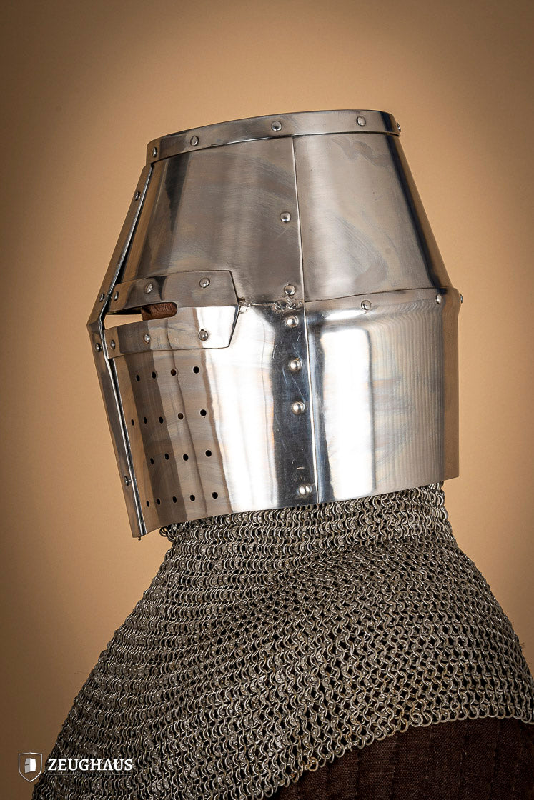 Crusader Great Helmet 1,6mm Polished - Which Mark
