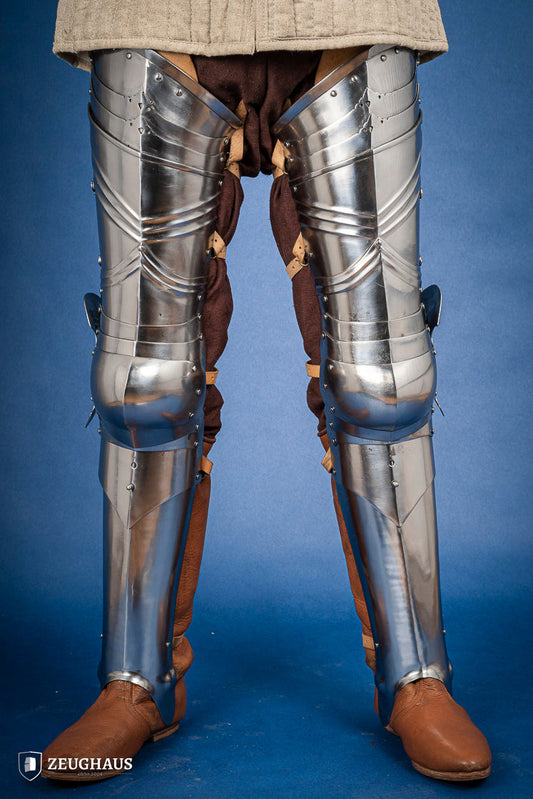 German Full Leg Armor 15th Cent. 1,2mm Polished - Which Mark