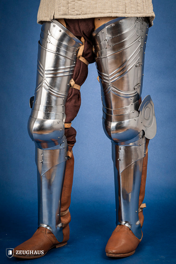 German Full Leg Armor 15th Cent. 1,2mm Polished - Which Mark