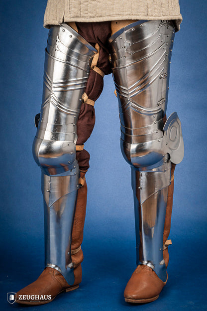 German Full Leg Armor 15th Cent. 1,2mm Polished - Which Mark
