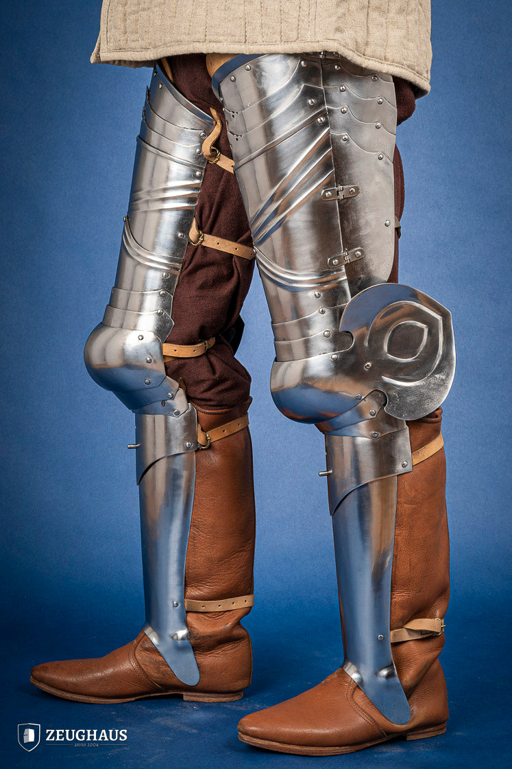 German Full Leg Armor 15th Cent. 1,2mm Polished - Which Mark