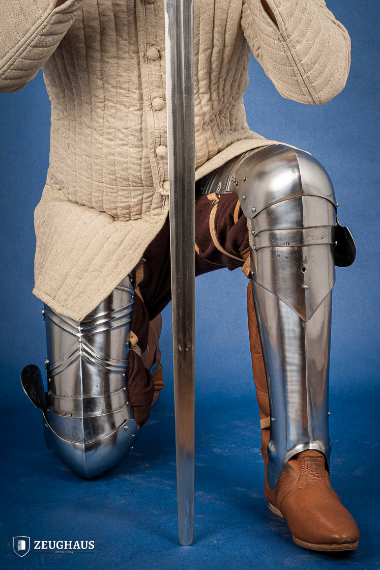 German Full Leg Armor 15th Cent. 1,2mm Polished - Which Mark