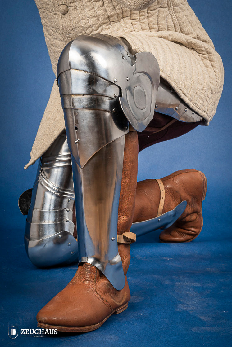 German Full Leg Armor 15th Cent. 1,2mm Polished - Which Mark