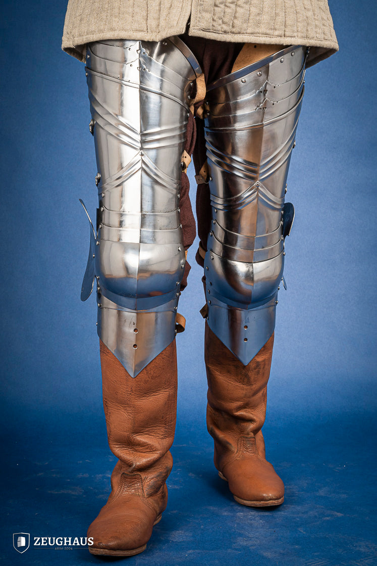 German Full Leg Armor 15th Cent. 1,2mm Polished - Which Mark