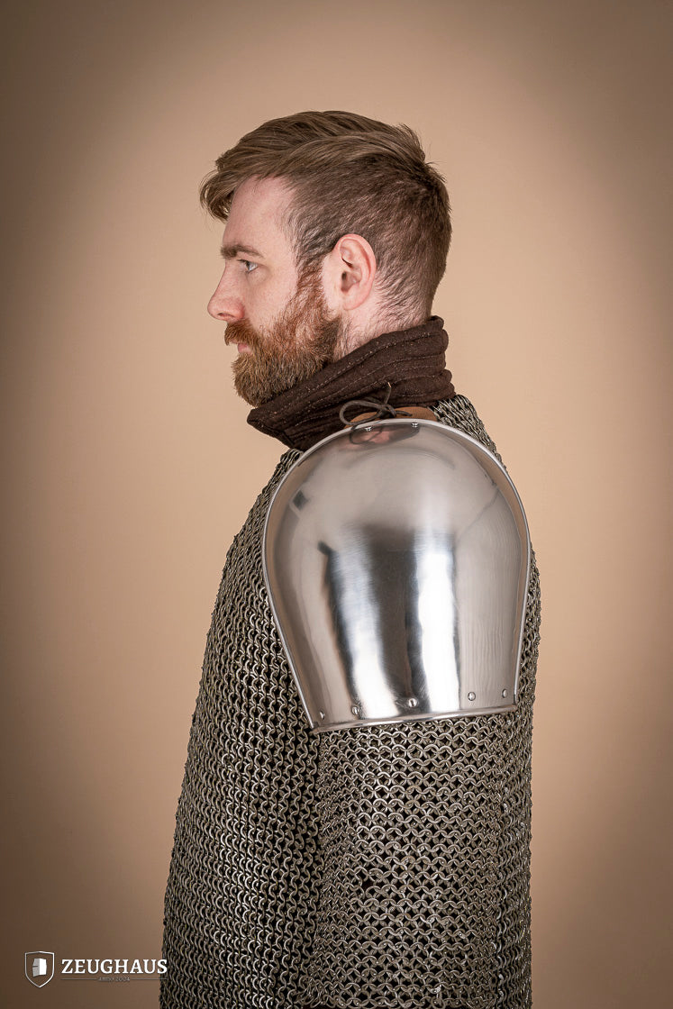 Pauldrons 1350-1425 1,6mm Polished - Which Mark
