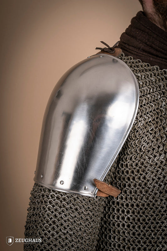 Pauldrons 1350-1425 1,6mm Polished - Which Mark