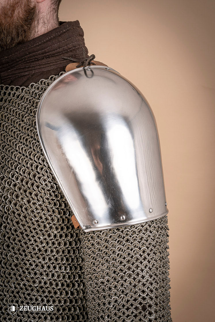 Pauldrons 1350-1425 1,6mm Polished - Which Mark