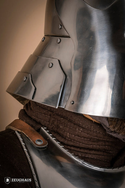 German Sallet Helmet 15th Cent. 1,6mm Polished - Which Mark