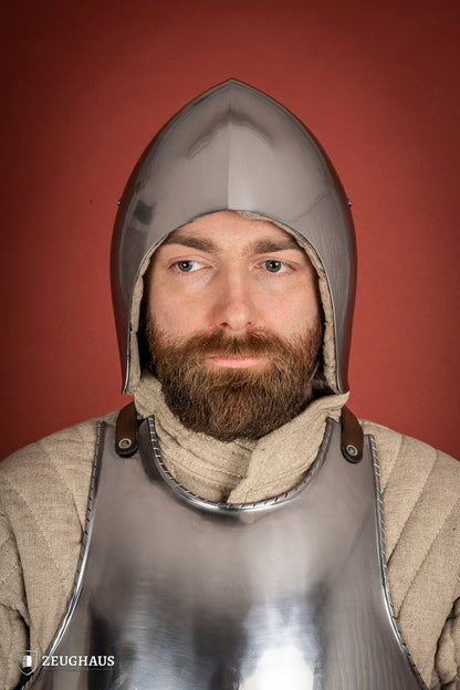 Simple Bascinet Helmet 2mm Polished - Which Mark