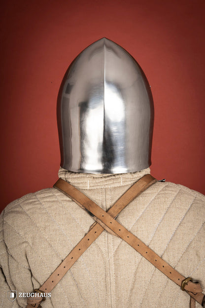 Simple Bascinet Helmet 2mm Polished - Which Mark