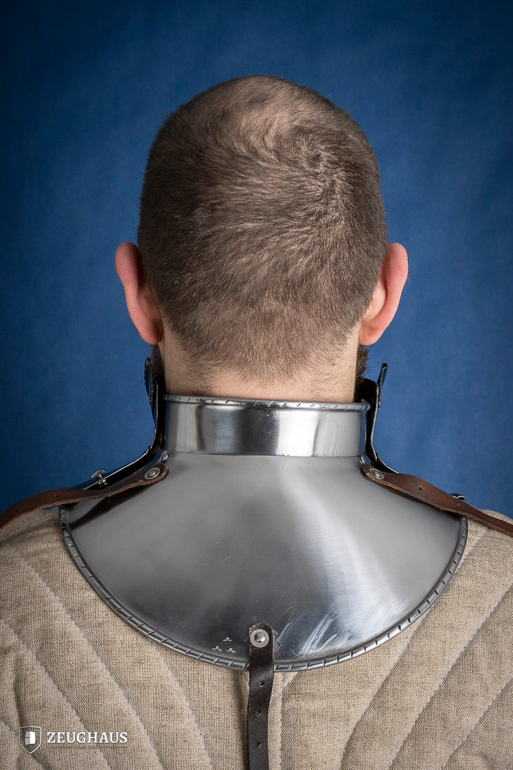 Articulated Gorget with Bevor 1480-1500 2mm Polished - Which Mark